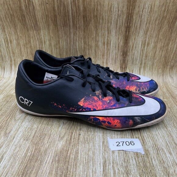 Nike Mercurial Victory 5 CR7 Men's Size 12 Black Total‎ Crimson Shoes 684875-018 - Picture 10 of 10